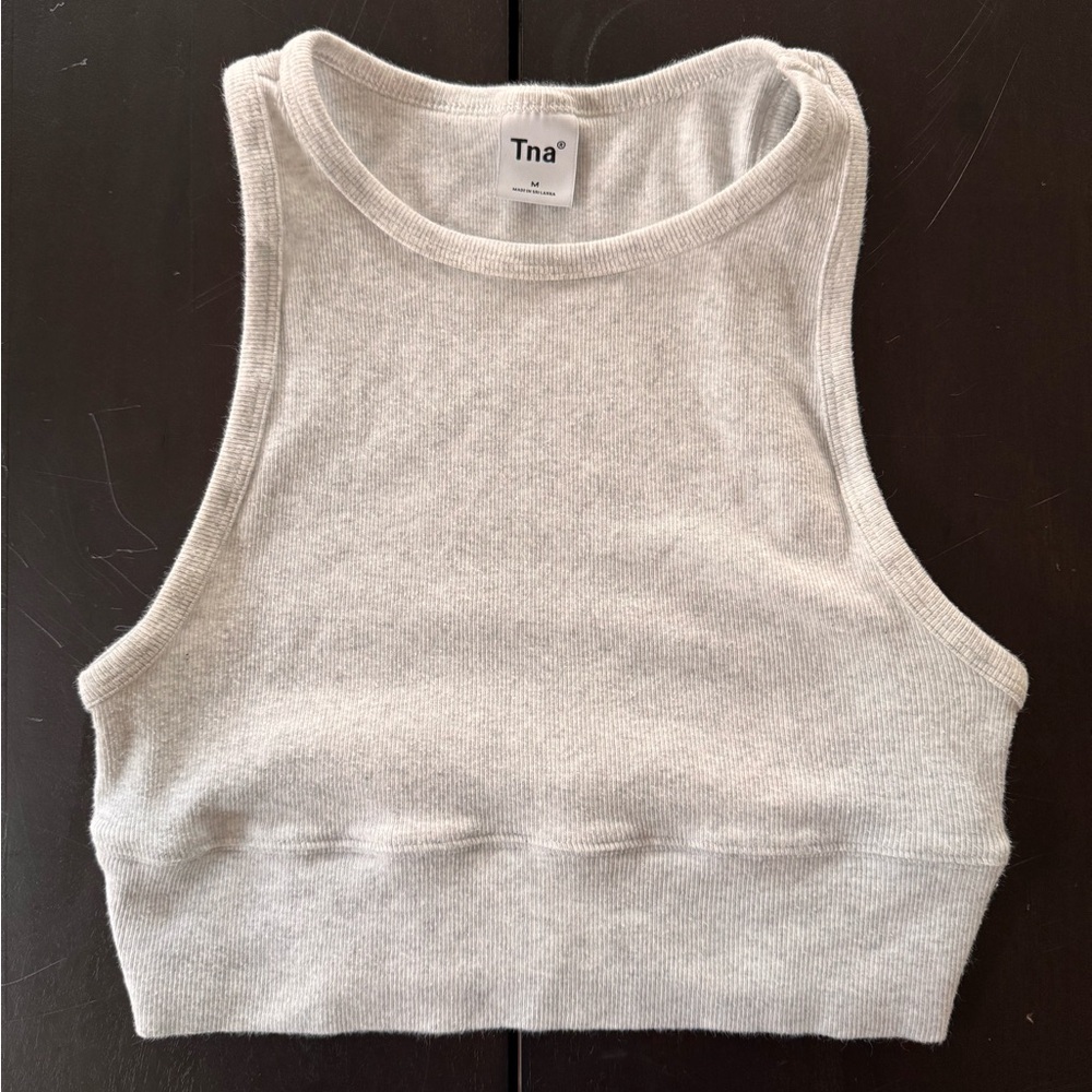 Tna Heather Cloud White Avenue Tank (M)